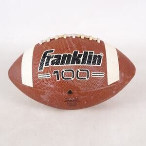 Franklin Sports Grip-Rite 100 Rubber Football Sports Ball Sporting Gear Brown
